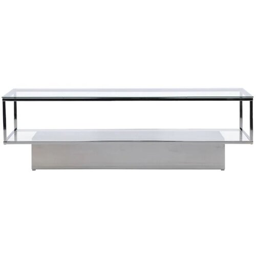 Furniture Fashion Maglehem klub stolić 130 &amp;times; 60 cm, prozirni Slike