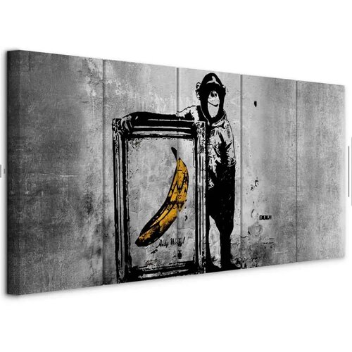  Slika - Banksy: Monkey with Frame 200x80 Akustična Cene