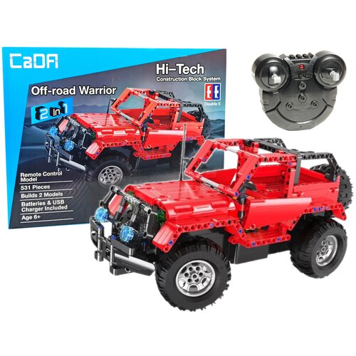 Lean_Toys Kocke za sestavljanje Jeep daljinsko vodeni CADA 2.4G 531 elementov lea Cene