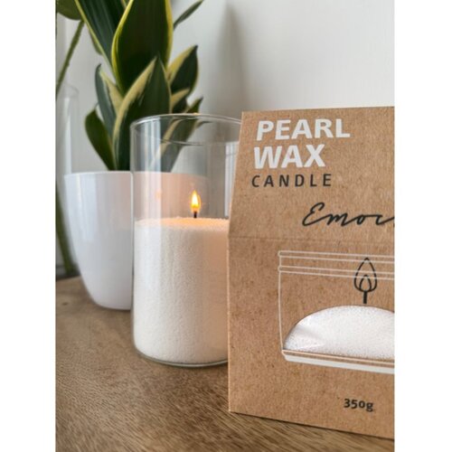 Emocio Pearl wax White sveča 350 g Slike
