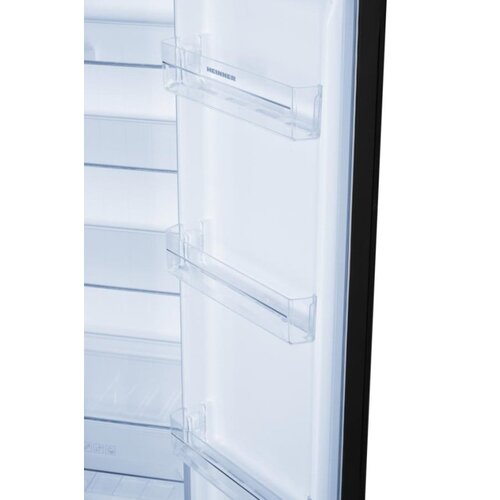 Heinner sbs frižider HSBS-H442NFBKE++ 442l/NoFrost/90x177/Inverter/crni Slike