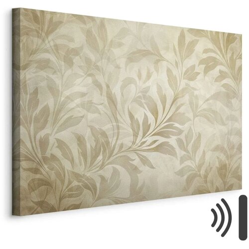  Slika - Botanical Motif with Leaves and Vines in Sand Colors 30x20 Akustična Cene