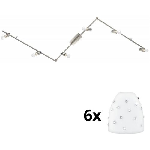Eglo LED spot svetlo MY CHOICE 6xE14/4W/230V hrom/bela Cene