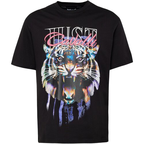Just Cavalli Majica &amp;#039;TIGER&amp;#039; modra / roza / črna / bela Slike