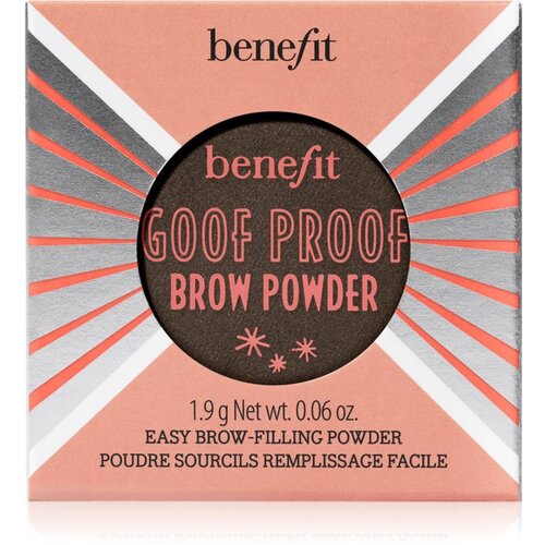 Benefit Goof Proof Brow Powder vodootporni puder za obrve 1.9 g Nijansa 4,5 neutral deep brown Slike