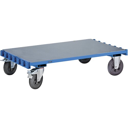 eurokraft pro transportni voziček za plošče, brez lokov, nakladalna površina iz pocinkane pločevine 1250 x 800 mm, nosilnost 500 kg, razmak med loki 9 Cene