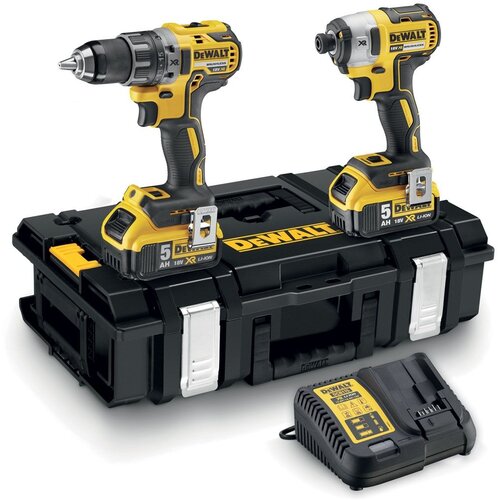 Dewalt Udarna bušilica DCD796, XR, 18V, 5.0Ah, 460W, + Akumulatorski udarni odvijač DCF887, 18V, 5.0Ah, 400W Cene