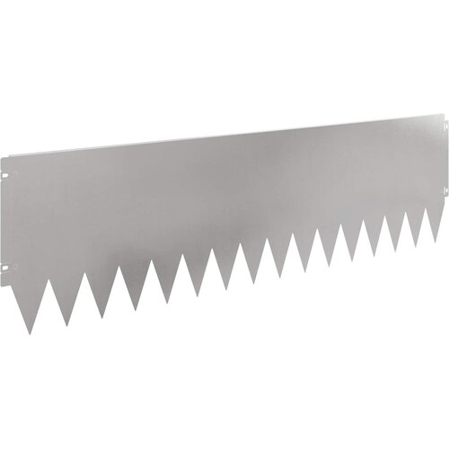 vidaXL Robovi trave 10 pcs 103 x 30 cm Jeklo Srebrna, (5000301566) Cene