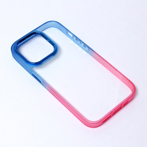  Maska za telefon Colorful Acrylic za iPhone 14 Pro 6.1 plavo-roze Slike