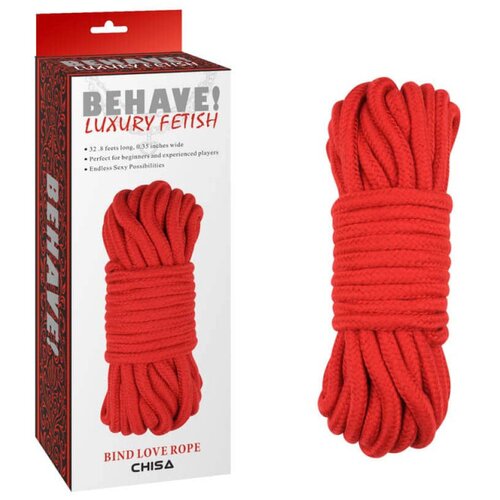 CHISA NOVELTIES Behave! Bing Love Rope Red Cene
