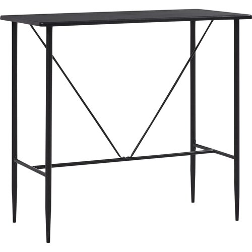 Barska barski stol crni 120 x 60 x 110 cm mdf Slike