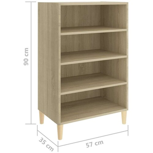 VidaXL Komoda boja hrasta sonome 57 x 35 x 90 cm od iverice Slike