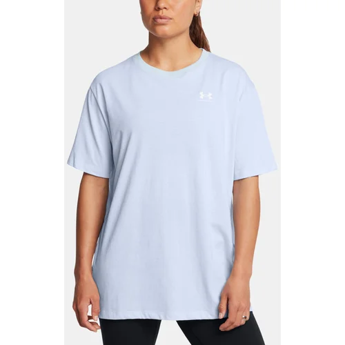 Under Armour UA BF Oversized Logo SS Majica Modra