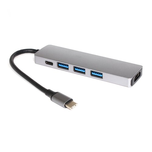  Adapter Type C na HDMI 3xUSB 3.0 type C, 5u1, Sivi Cene