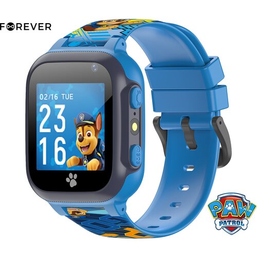 Forever Razstavljen (odprta embalaža) - KW-60 Paw Patrol 1.44" otroška modra pametna ura (Bron - Chase), (21735917) Cene