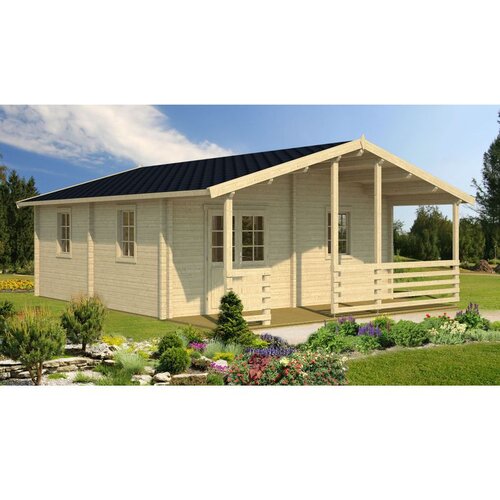 Male kuće Drvena kuća PETRA 620 &times; 620 cm sa &scaron;indrom Cijene