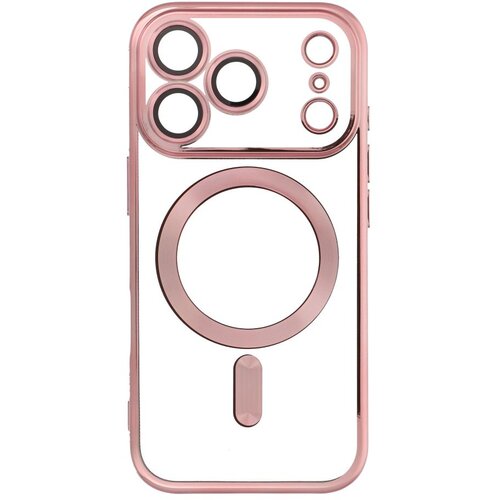  Futrola Electro Mag Cover za IPHONE 17 Pro (celi prsten) roze-zlatna Cene