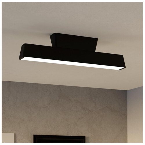 Eglo plafonjera Simolaris-Z 99601, LED 16 W RGB, 47 cm, crna/bijela Cene