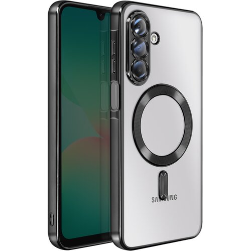 AVIZAR Ovitek za Samsung Galaxy A26, združljiv z MagSafe, s kromiranim robom, Črna, (5000189466) Cene