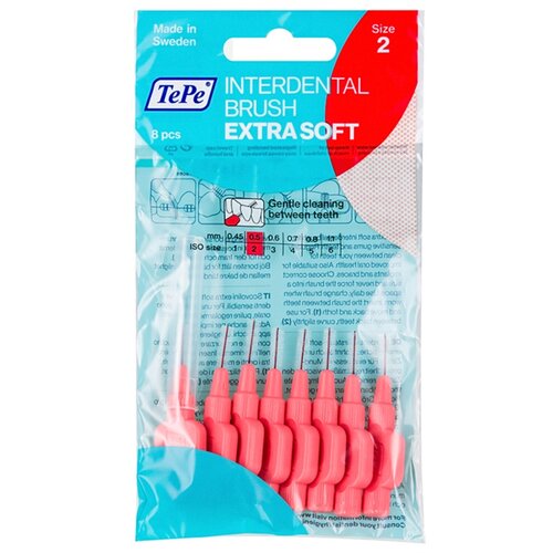 TEPE SWEDEN Extra Soft medzobne ščetke 8 ks 0,5 mm 8 kos Cene