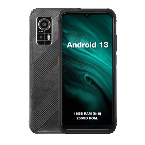 AGM H6 vanjski pametni telefon 256 GB 16.7 cm (6.56 palac) crna Android™ 13 Dual-SIM Cijene