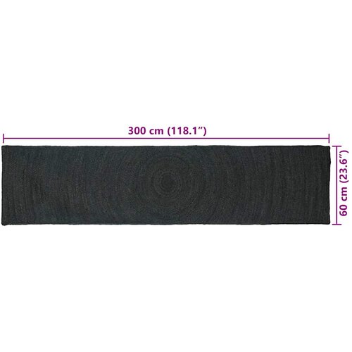  Tepisi za područja Tamnosiva 60 x 300 cm Juta Slike