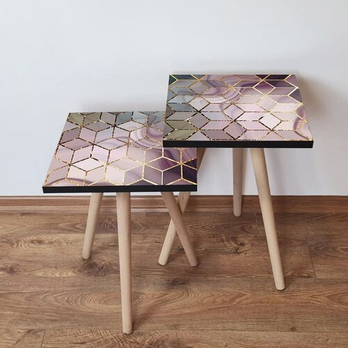 Hanah home Set 2 stočića 2Shp275 Multicolor Cene