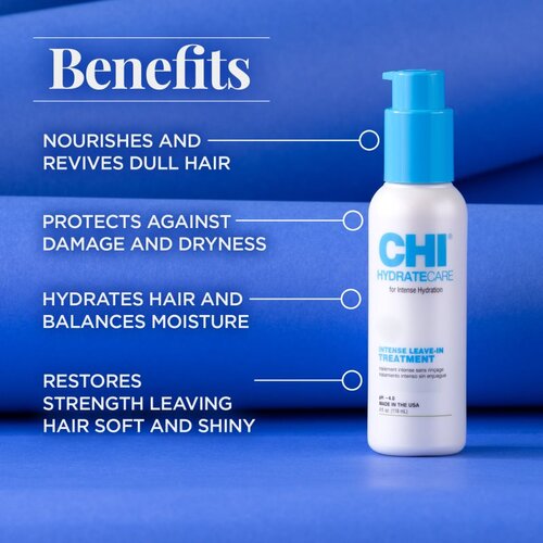 CHI HYDRATECARE Intense Leave-In Treatment nega brez spiranja za suhe lase 118 ml Slike