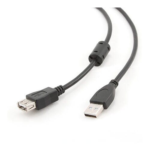  2.0 kabal GEMBIRD CCF-2-AMAF-10, 3m, A-A ext cable, premium, ferrit Cijene