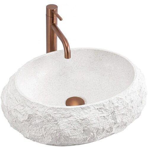 REA Bath Nadgradni umivaonik Mika Ivory Slike