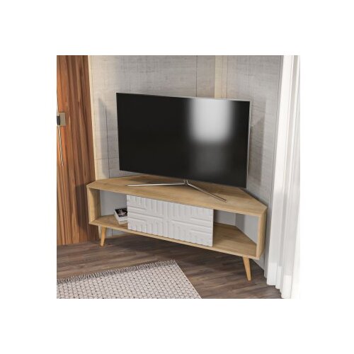 Hanah home tv polica mora sapphire oak white Slike