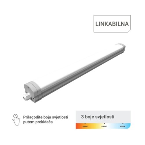 Greentech led svetiljka vodonepropusna linkabilna 45w 120lm/w 3cct ip65 ( WP-Q45W-3CCT ) Cene