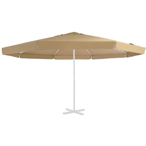 vidaXL Nadomestna tkanina za zunanji senčnik taupe 500 cm Cene
