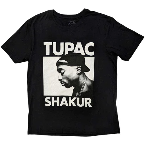 2Pac Košulja Eyes Closed Unisex Black L