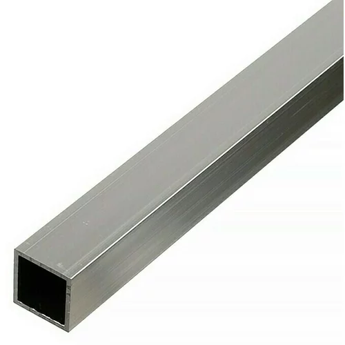  Četverokutna cijev (D x Š x V: 2.000 x 30 x 30 mm, Aluminij, Srebrne boje, Eloksirano)