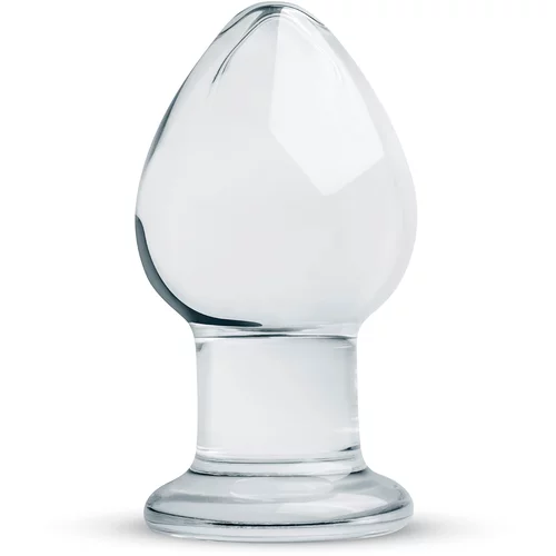 Gildo staklen analni čep Clear Glass