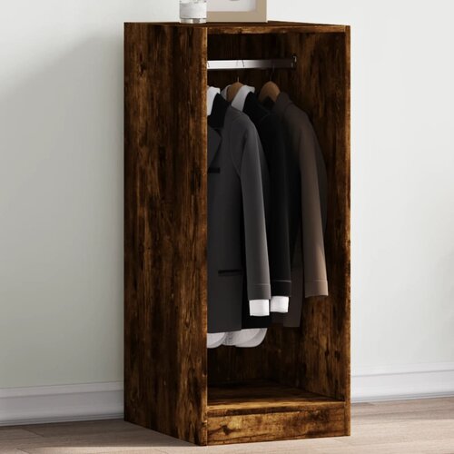 vidaXL Garderobna omara dimljeni hrast 48x41x102 cm inženirski les Cene