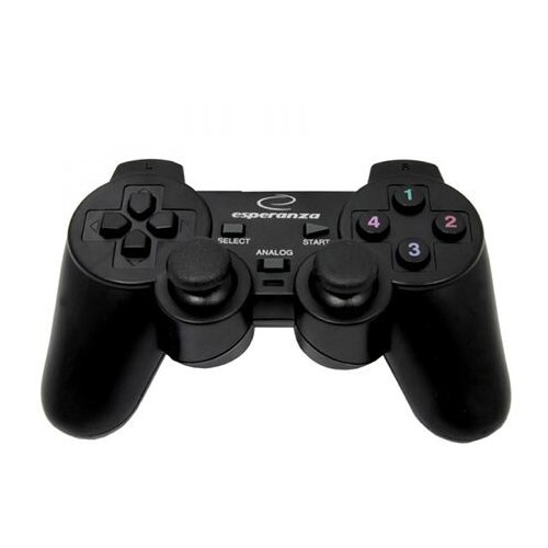 Game Pad ESPERANZA WARRIOR, vibration, PC, USB, black, EG102 Cijene