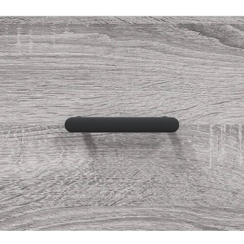  Klupa za cipele siva boja hrasta 102x35x55 cm konstruirano drvo Slike