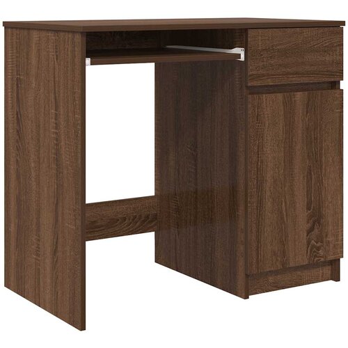 Maison Chic Pisalna miza - pisarniška miza - Računalniška miza rjavi hrast 86x49x76 cm inženirski les, (21785553) Cene