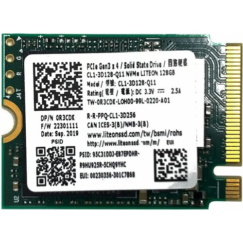 Liteon M.2 nvme 128GB CL1-3D128-Q11 bulk SSD disk Slike