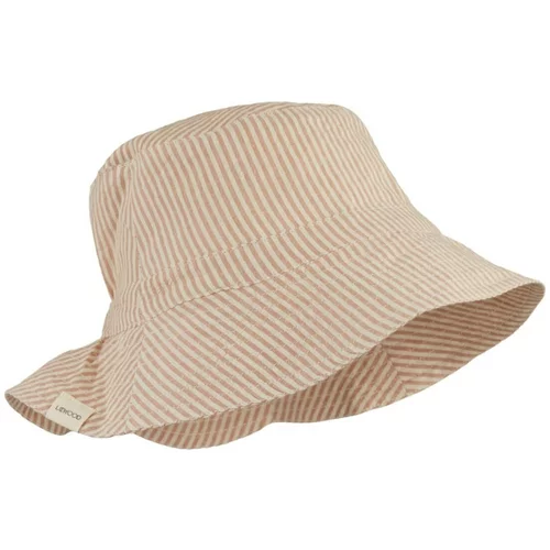 Liewood šeširić sander stripe tuscany rose/sandy