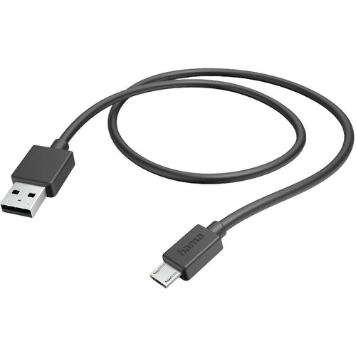 Hama USB polnilni kabel USB 2.0 USB-A vtič\, USB-mikro-B vtič 1.00 m črna 00201584, (20614400) Cene