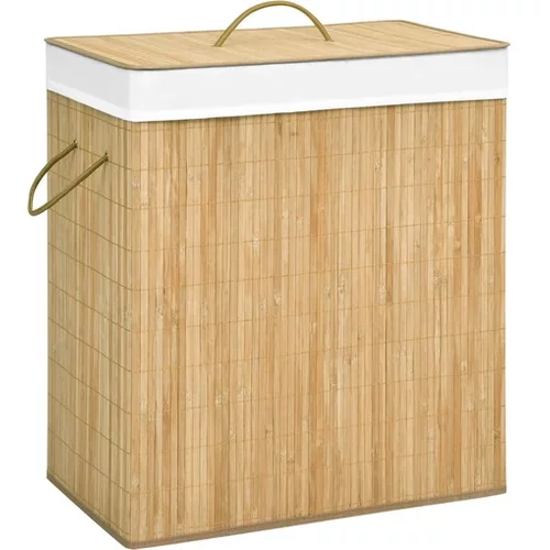  Košara za perilo iz bambusa 100 L