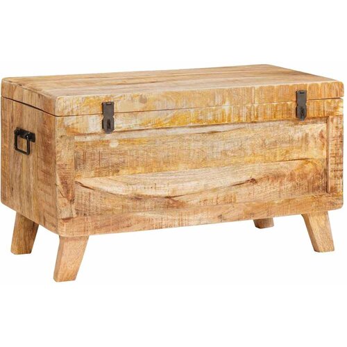  Kutija za spremanje 70 x 35 x 40 cm masivno drvo manga Cijene