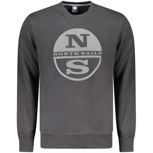 North Sails Mu&amp;scaron;ka crna zip-up majica Slike