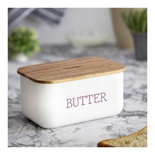 Dekordom Posuda za puter avila 15x10x7 - white - hml ( 044320 ) Cene