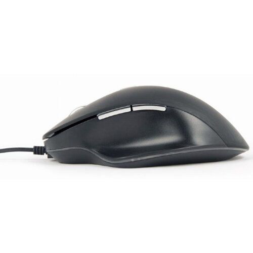 Gembird MUS-6B-02 black, ergonomska mi&amp;scaron;ka Slike