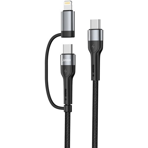  USB data kabl Superior SU-K106 2u1 Tip C na Tip C 1m Cene