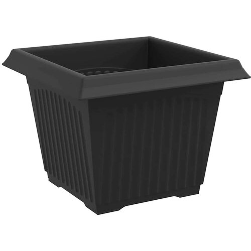  Kvadratna saksija za cvijeće 24 pcs Crna 23 x 23 x 17 5 cm - Crna 23 x 23 x 17 5 cm 24 Slike